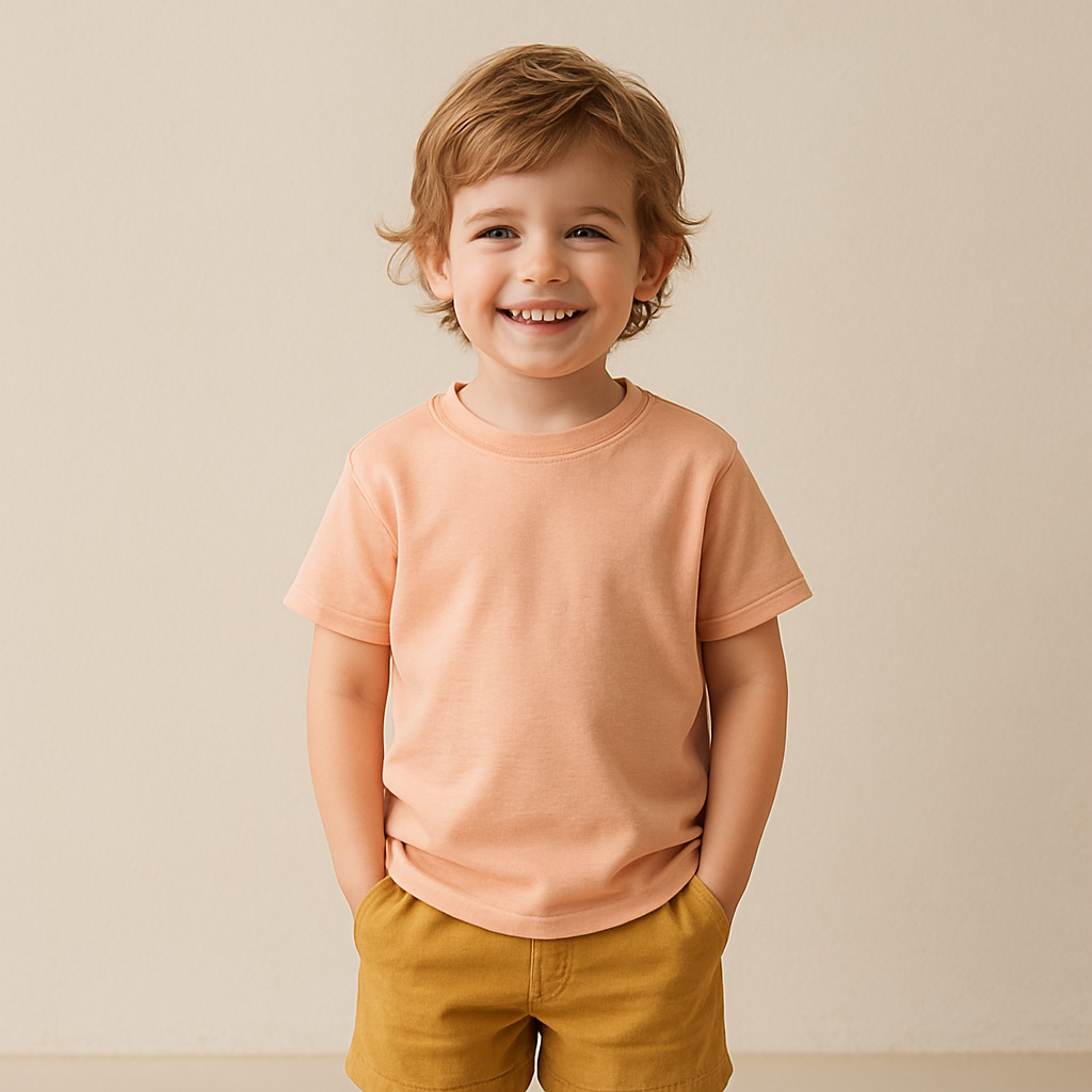 Kindermode – farbiges Set, freundlicher Look