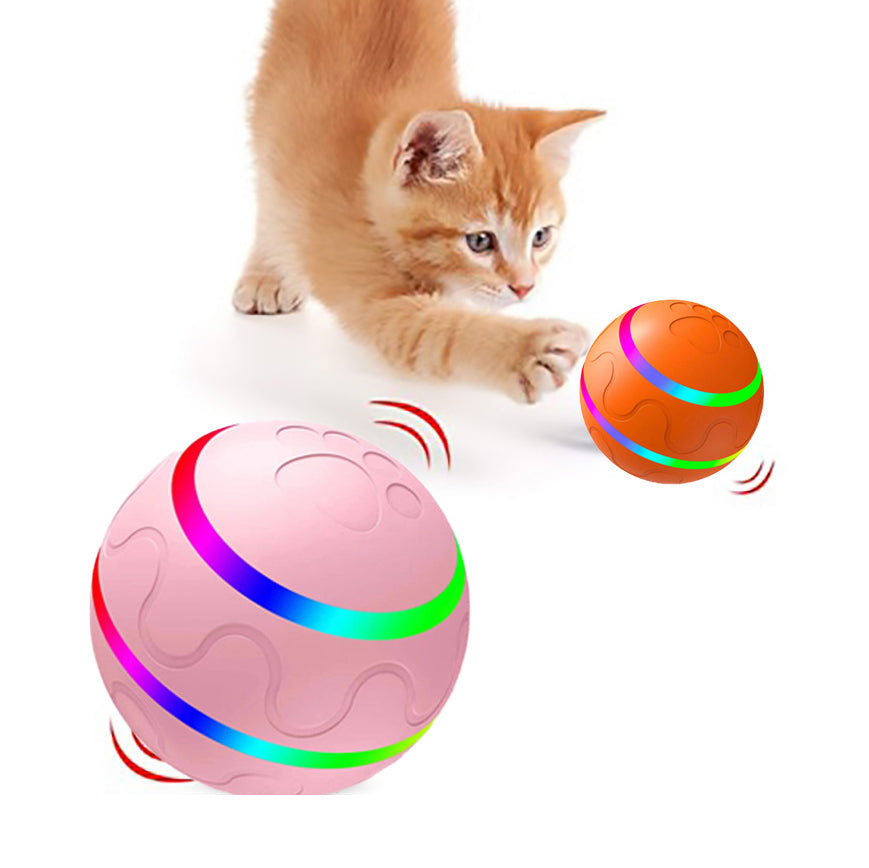 Neues Katzenspielzeug: Intelligenter Ball mit USB-Anschluss, selbstrotierend, automatische Rotationsfunktion