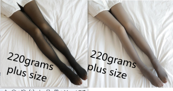 Fake-Transparent Strumpfhose