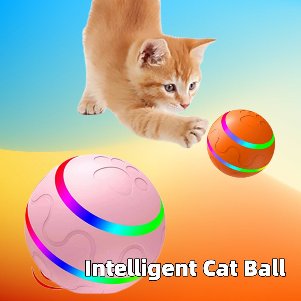 Neues Katzenspielzeug: Intelligenter Ball mit USB-Anschluss, selbstrotierend, automatische Rotationsfunktion